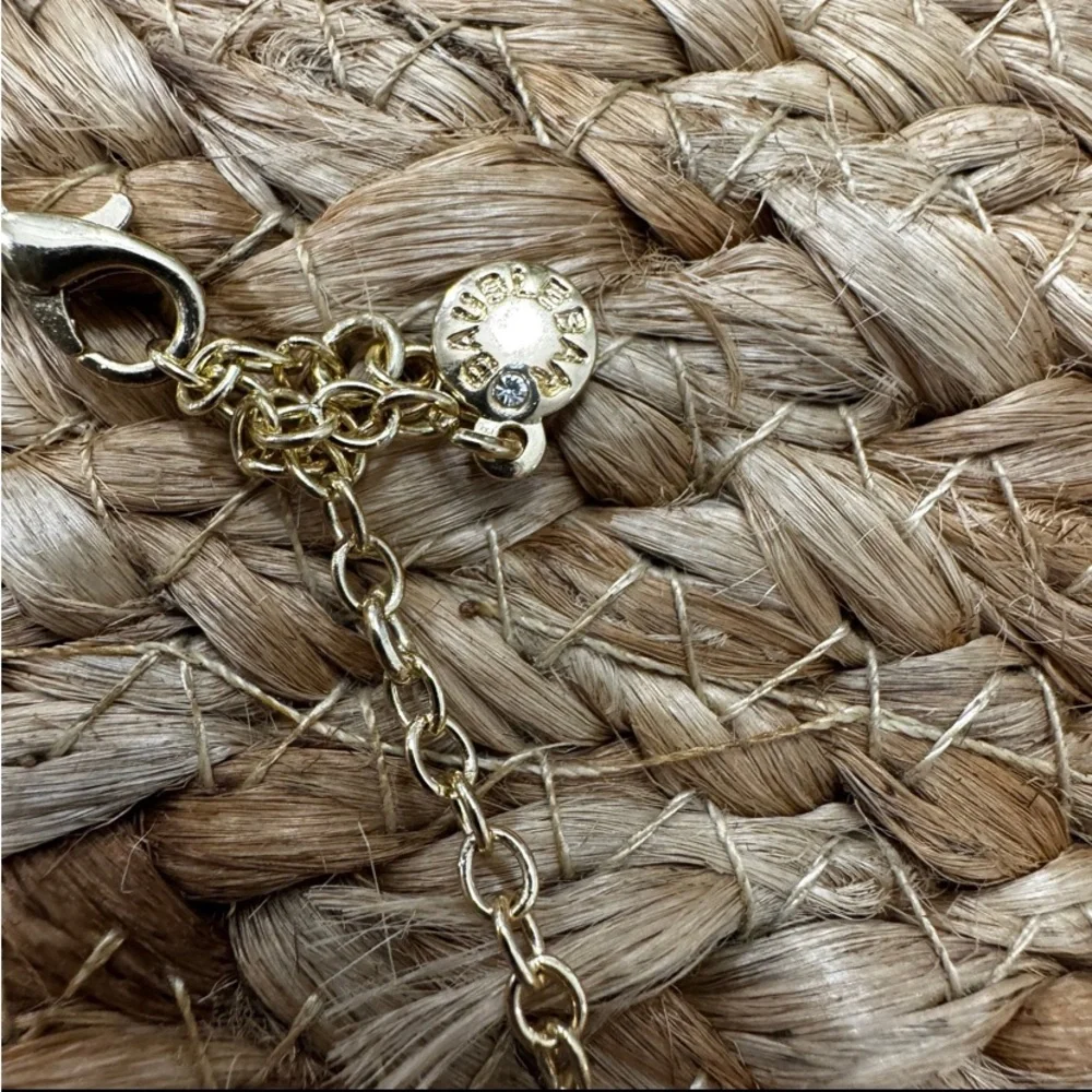 Baublebar Semi Precious ‘L' Initial Necklace - Pink & Blue - Picture 4 of 4